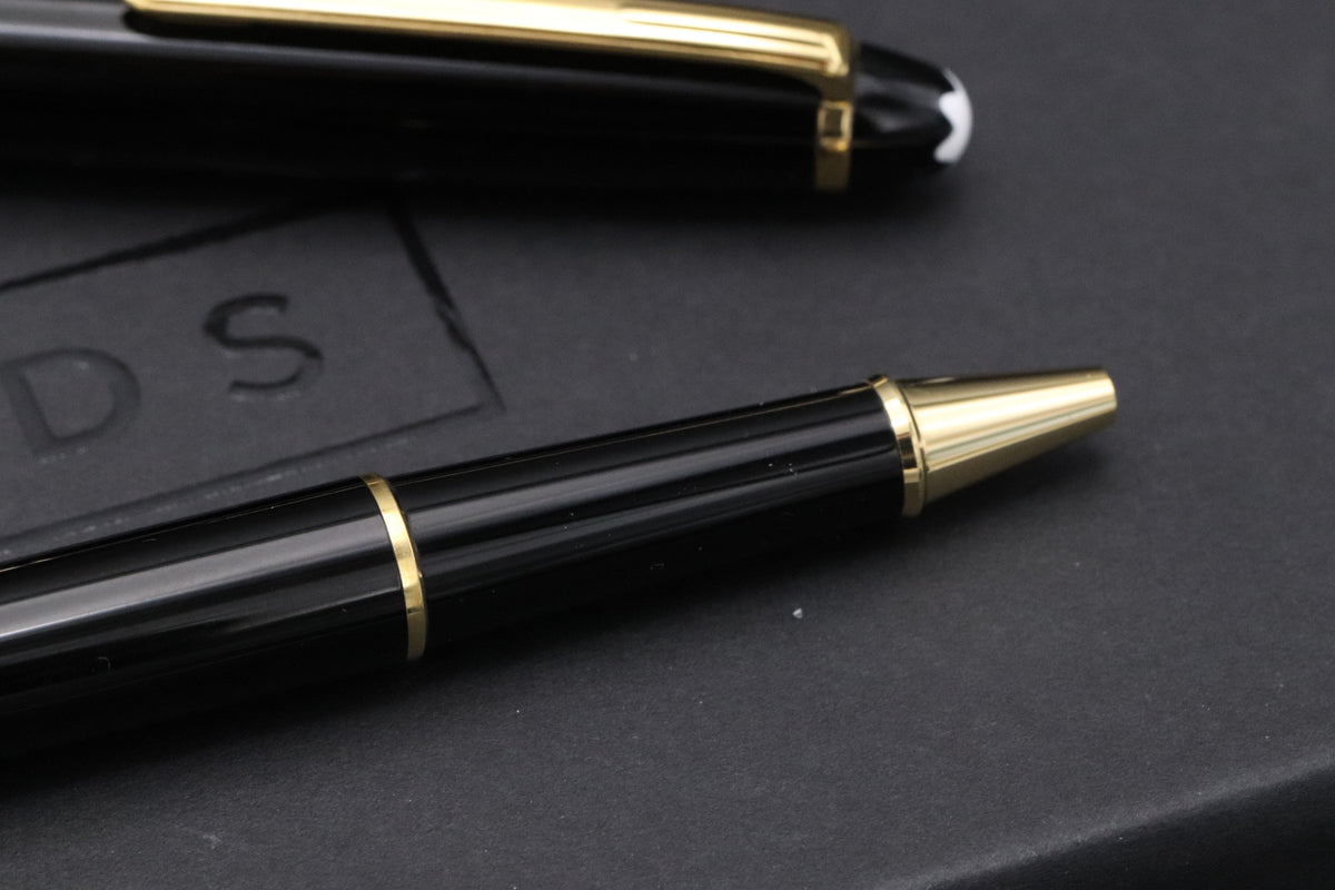 Montblanc Meisterstuck 163 Classique Gold-Coated Rollerball / Fineliner Pen