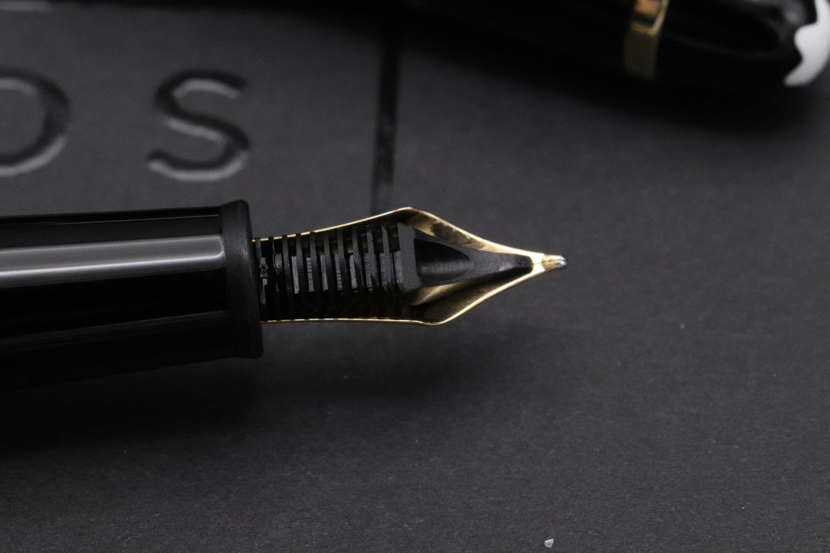 Montblanc Meisterstuck 145 Classique Gold Coated Fountain Pen - Fine Nib