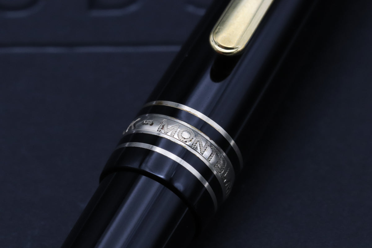 Montblanc Meisterstuck 145 Classique Gold Coated Fountain Pen - Fine Nib