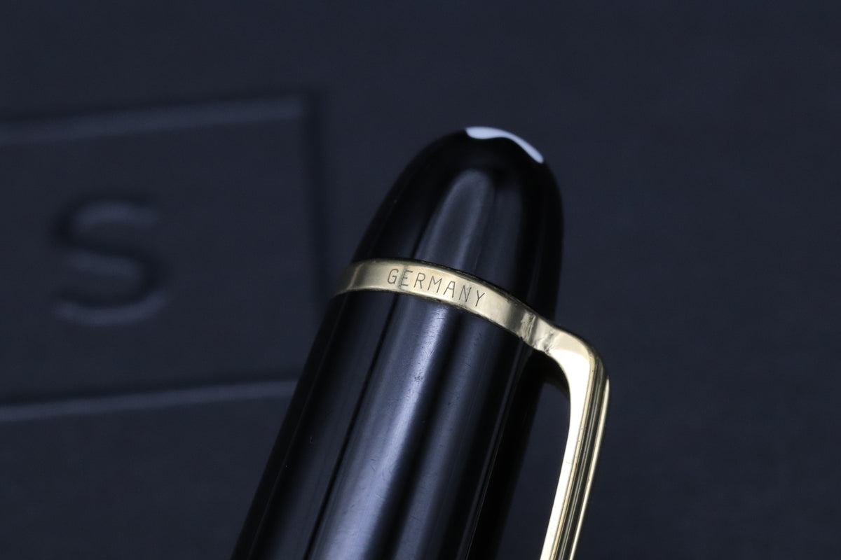 Montblanc Meisterstuck 145 Classique Gold Coated Fountain Pen - Fine Nib