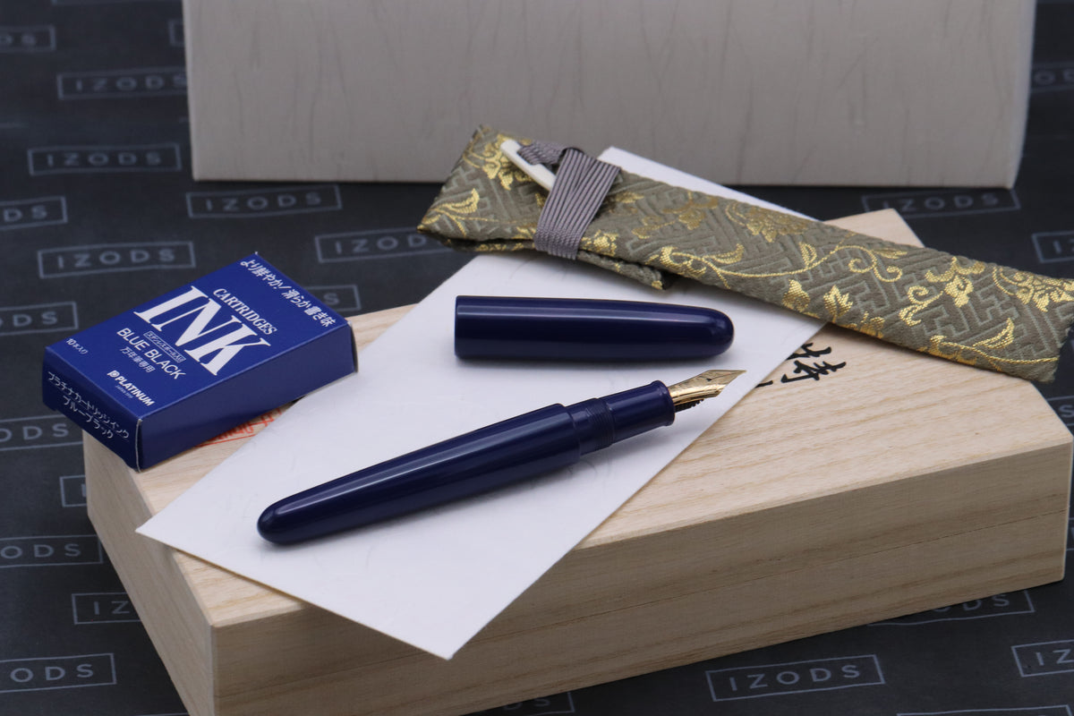 Nakaya Portable Cigar Kikyo Fountain Pen - SF Nib