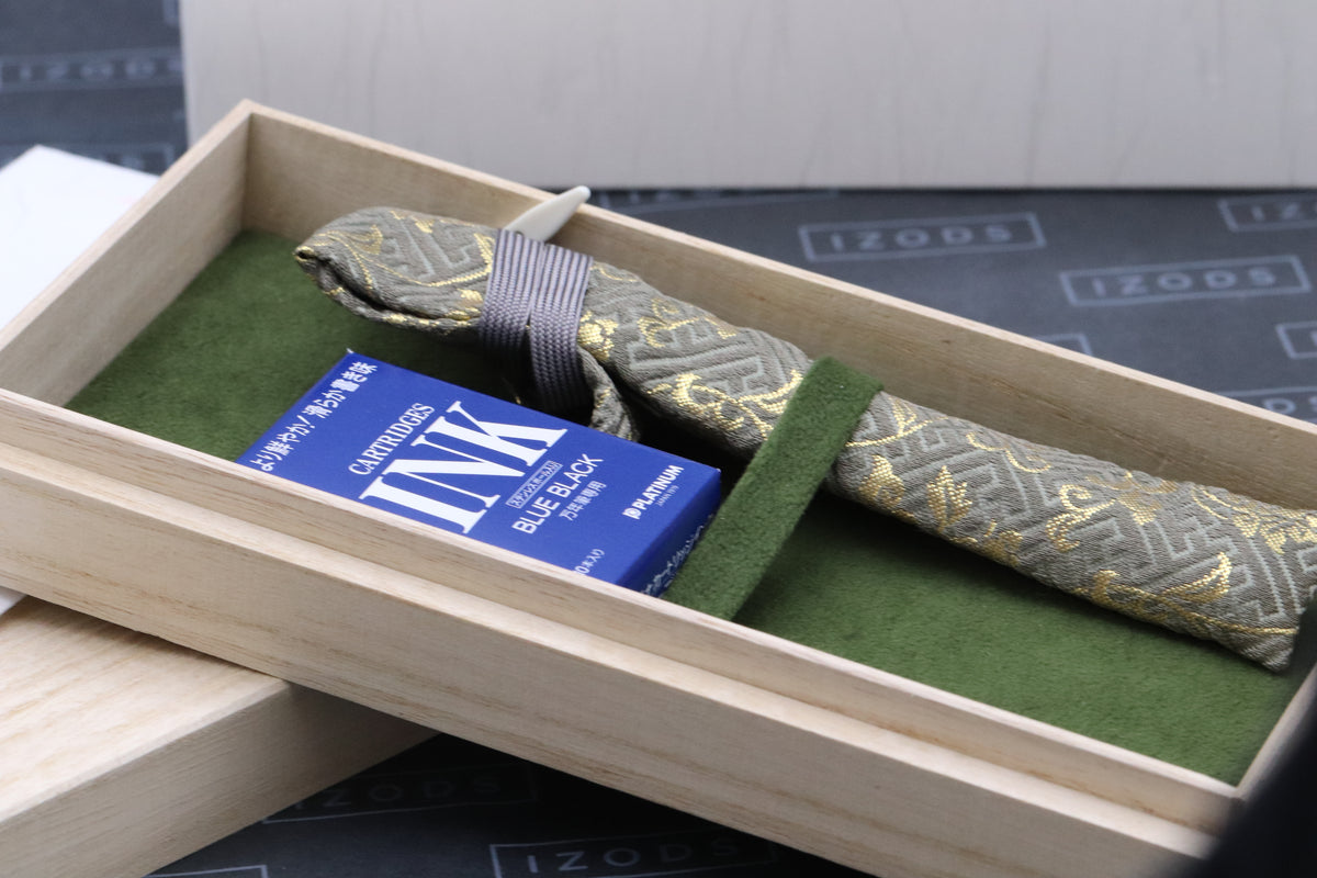 Nakaya Portable Cigar Kikyo Fountain Pen - SF Nib