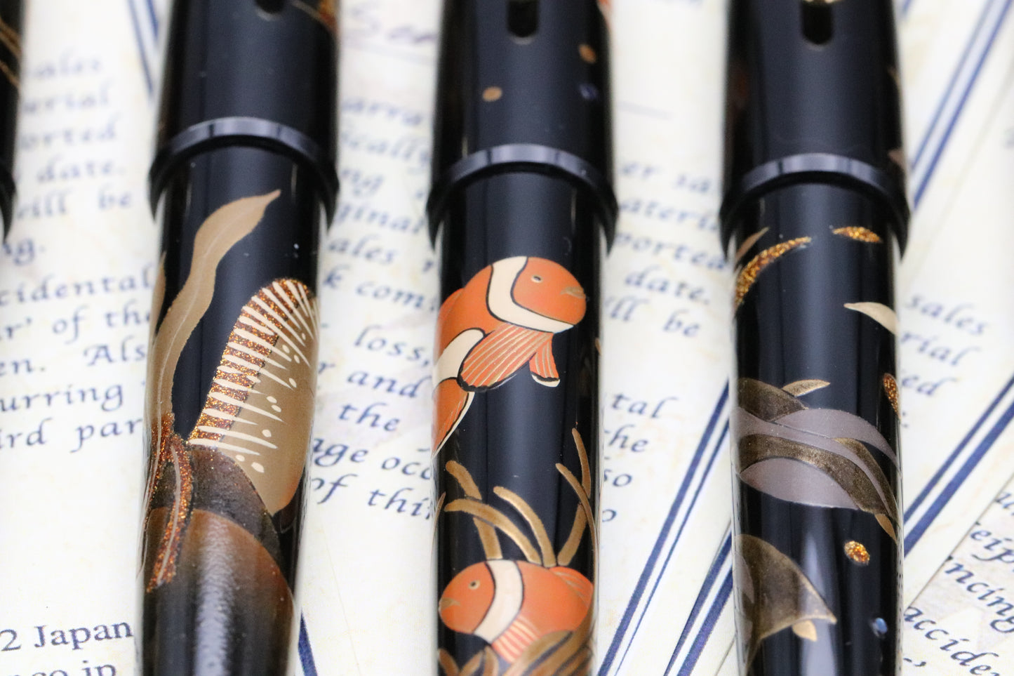 Sailor The Creatures of the Deep 10 Pen LE88 (No. 1) Fountain Pen Set - UNUSED