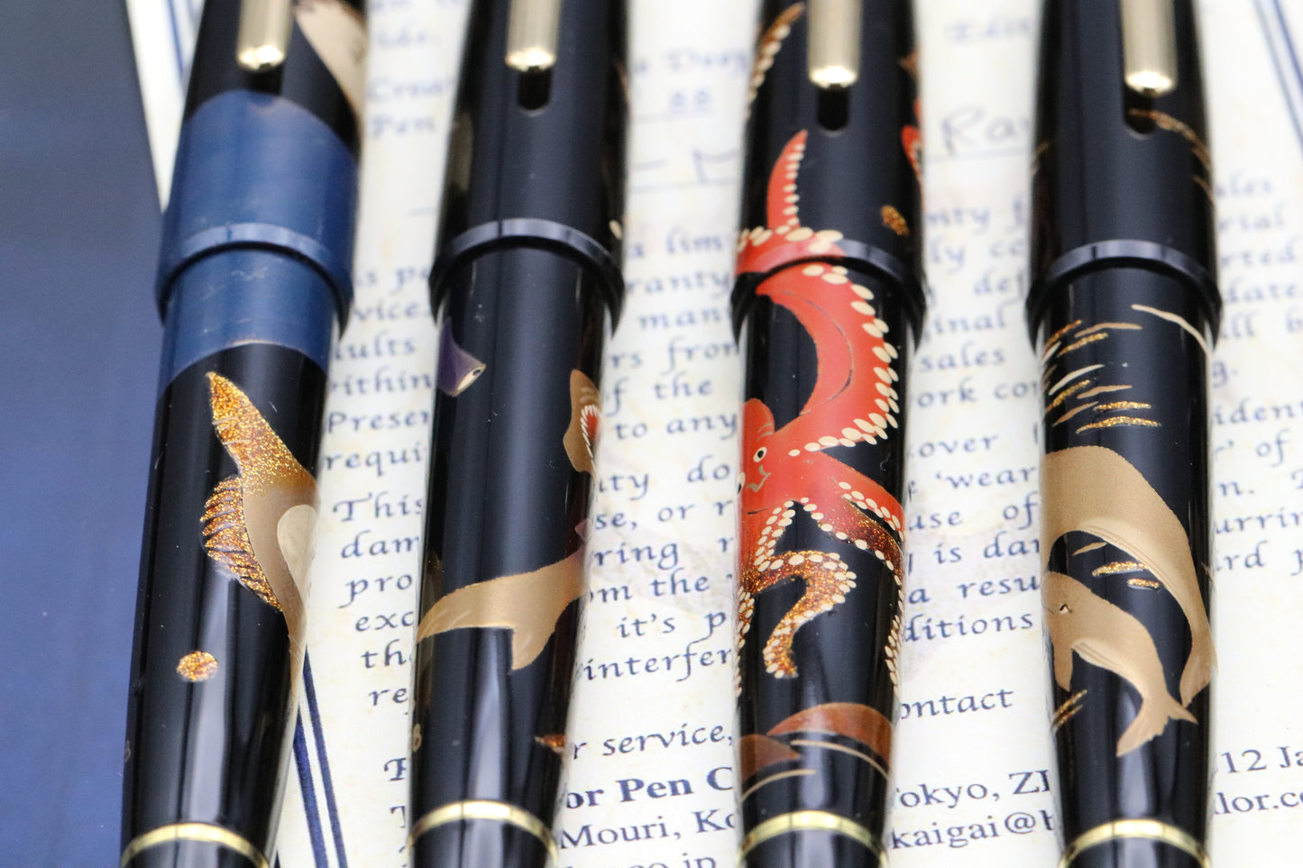 Sailor The Creatures of the Deep 10 Pen LE88 (No. 1) Fountain Pen Set - UNUSED