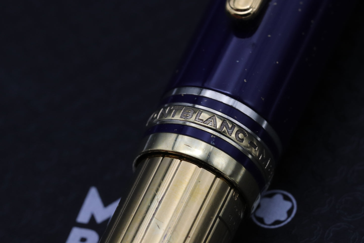 Montblanc Meisterstuck 146 LeGrand Ramses II Vermeil Fountain Pen - Broad Nib