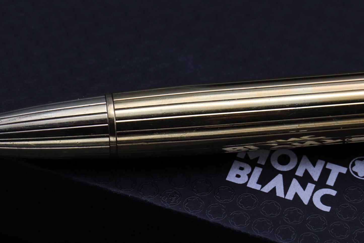 Montblanc Meisterstuck 146 LeGrand Ramses II Vermeil Fountain Pen - Broad Nib