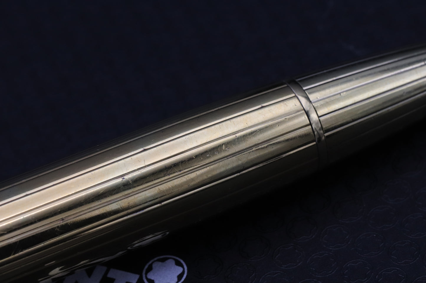 Montblanc Meisterstuck 146 LeGrand Ramses II Vermeil Fountain Pen - Broad Nib