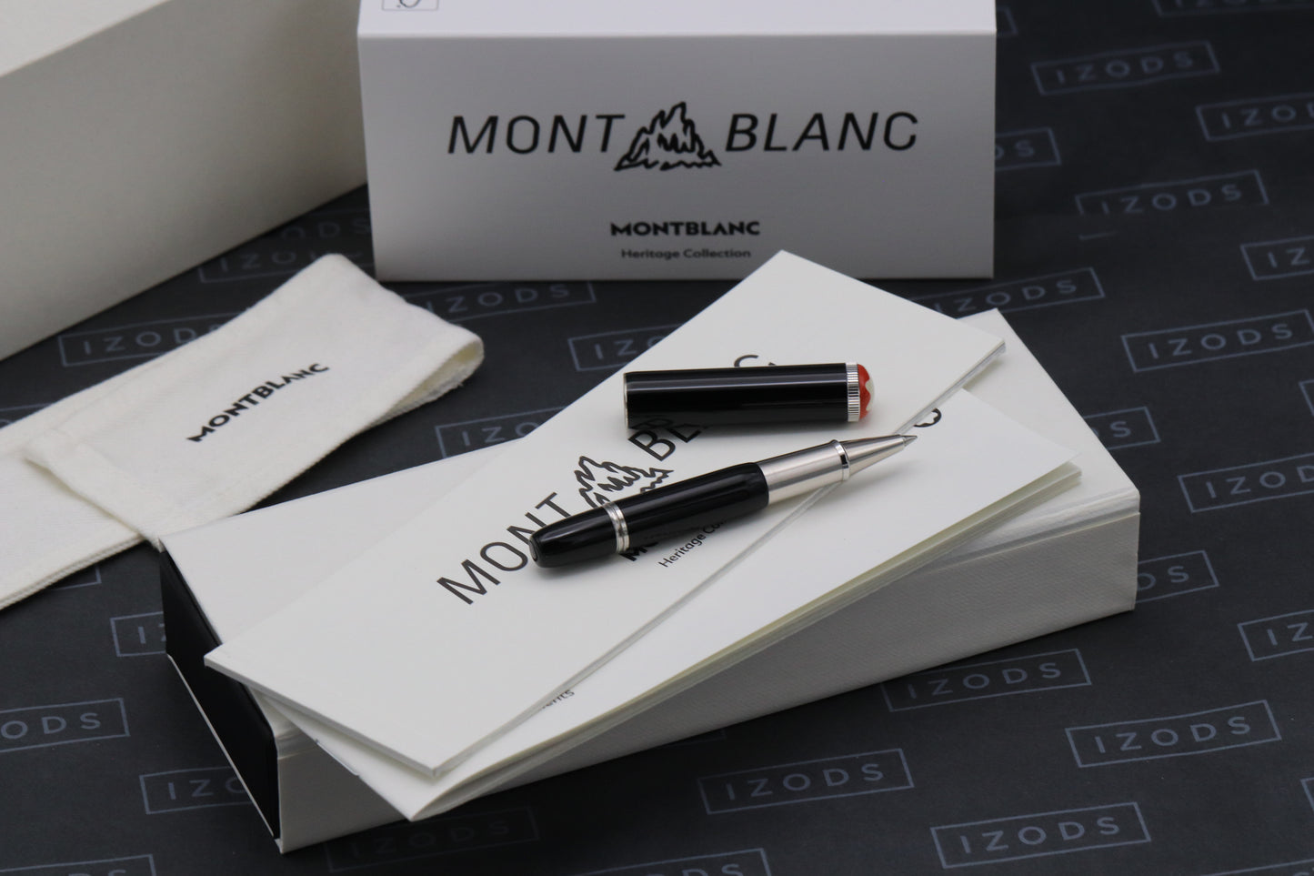 Montblanc Heritage Rouge et Noir Baby Black Rollerball Pen