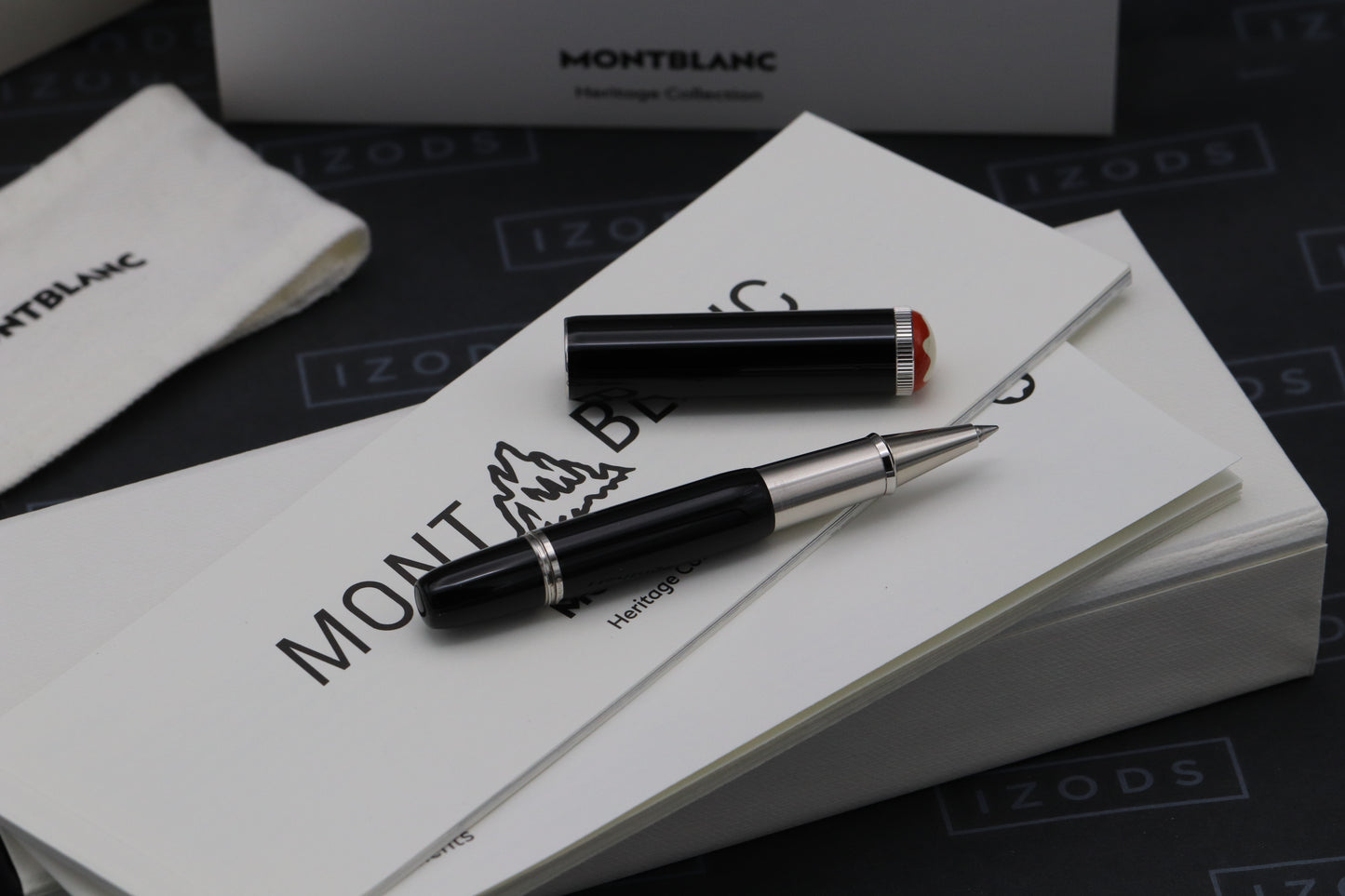 Montblanc Heritage Rouge et Noir Baby Black Rollerball Pen