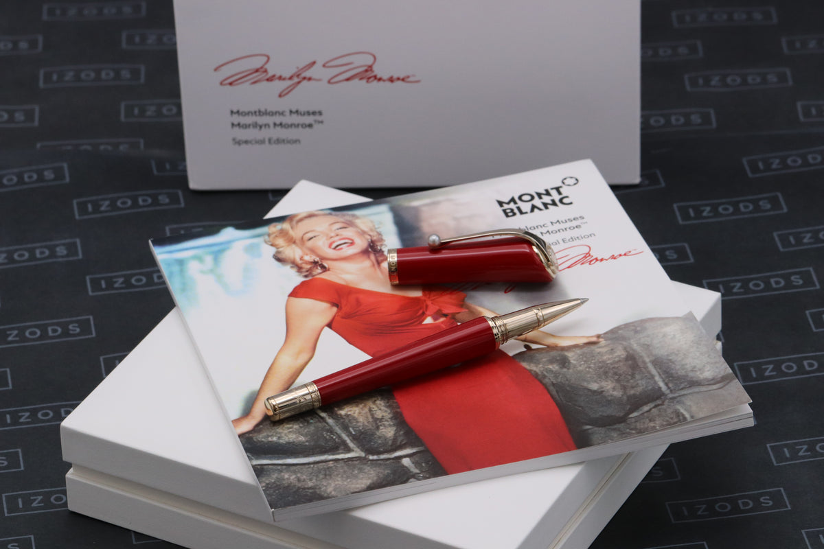Montblanc Muses Marilyn Monroe Red Special Edition Rollerball Pen