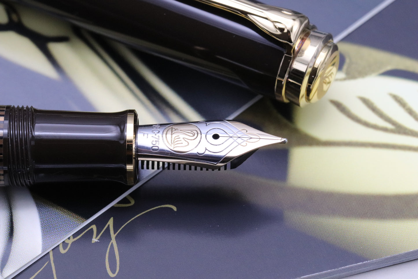 Pelikan Souveran M800 Brown Black Special Edition Fountain Pen - NEVER INKED