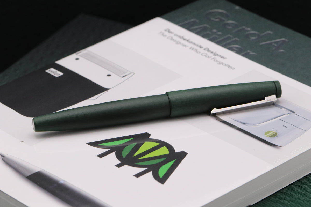 Lamy 2000 Pine Green Limited Edition Fountain Pen - INKED ONCE - OB Nib