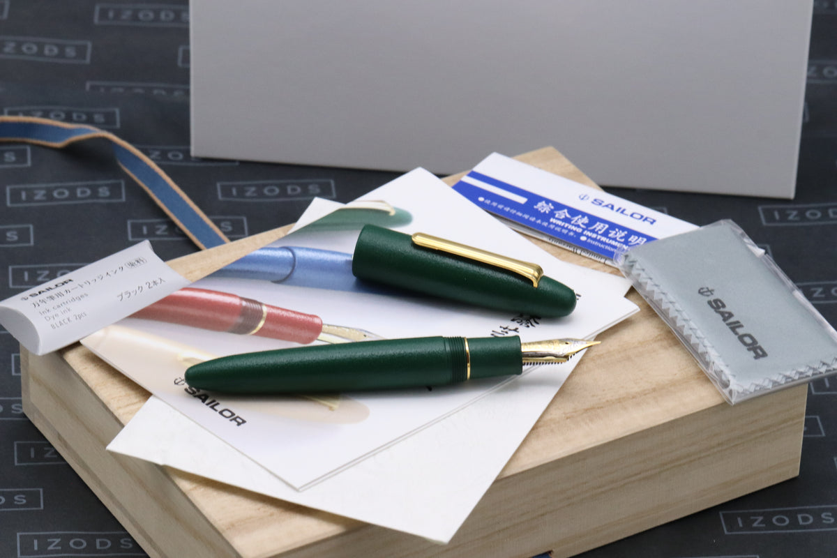 Sailor King of Pen Iro-Miyabi Chitose-Midori Fountain Pen - INKED ONCE