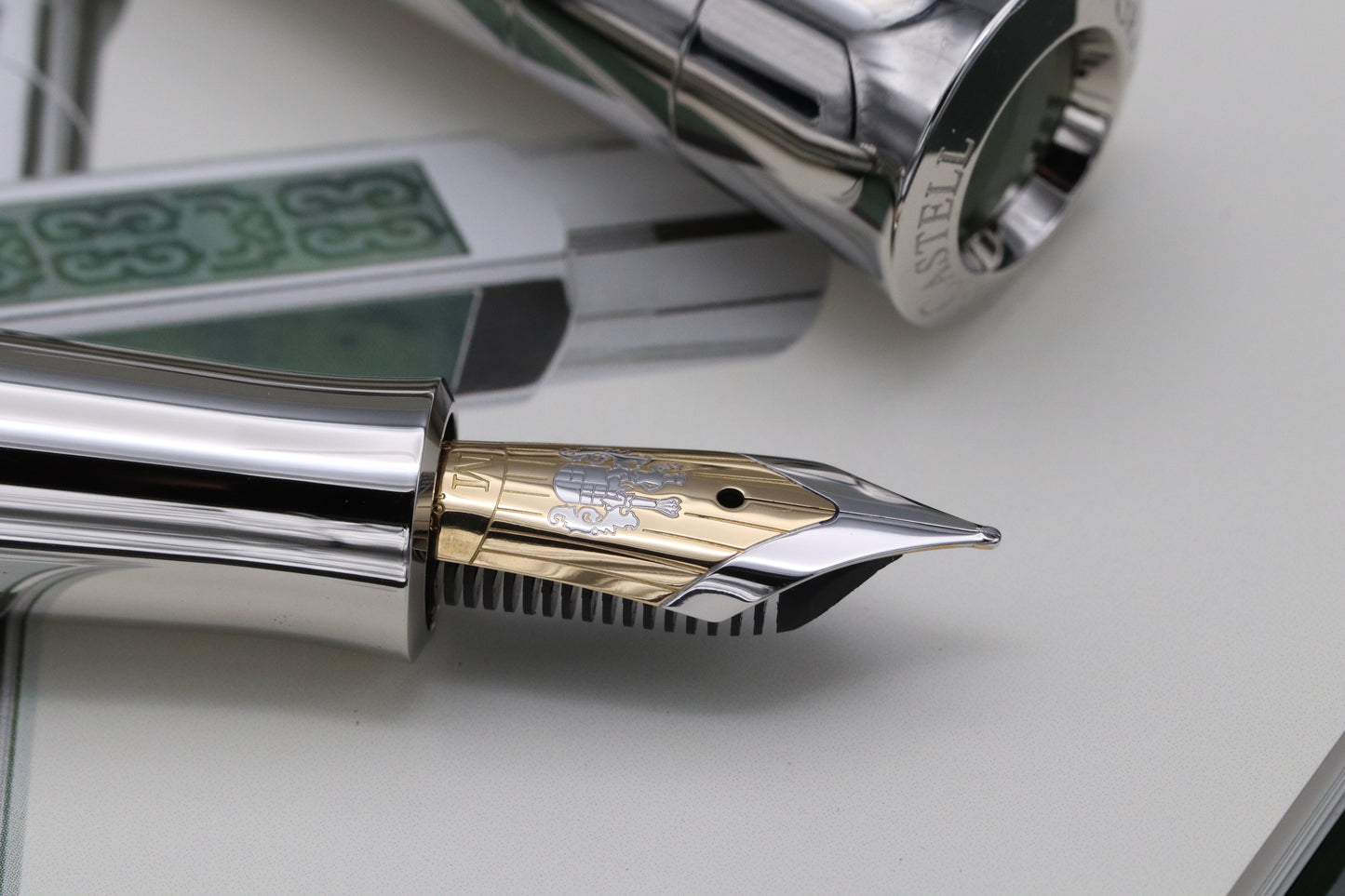 Graf von Faber-Castell Pen of the Year 2011 Jade Fountain Pen - UNUSED