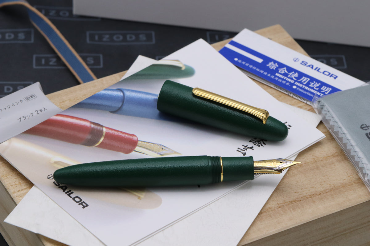 Sailor King of Pen Iro-Miyabi Chitose-Midori Fountain Pen - INKED ONCE