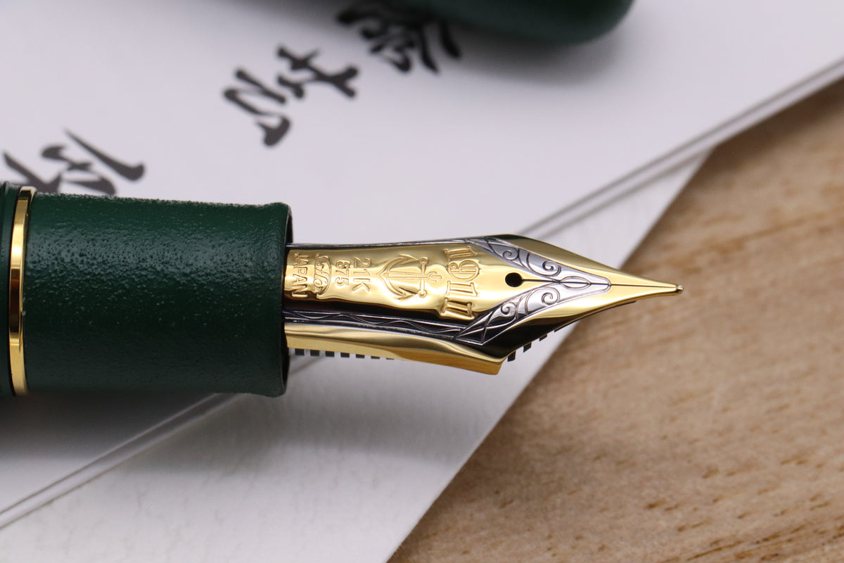 Sailor King of Pen Iro-Miyabi Chitose-Midori Fountain Pen - INKED ONCE