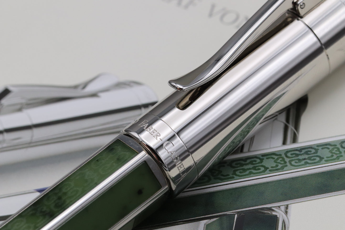 Graf von Faber-Castell Pen of the Year 2011 Jade Fountain Pen - UNUSED