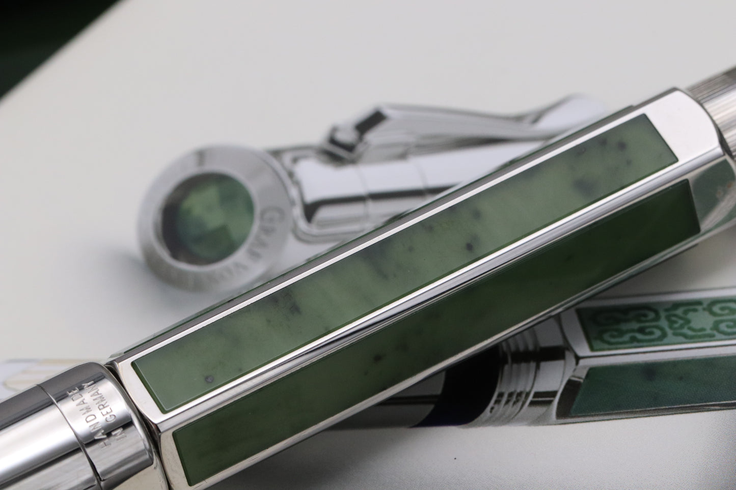 Graf von Faber-Castell Pen of the Year 2011 Jade Fountain Pen - UNUSED