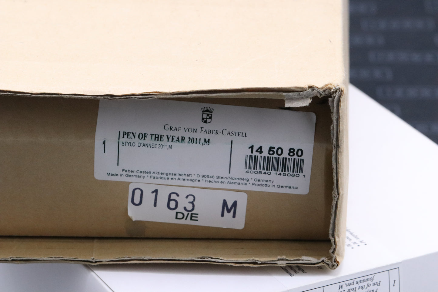 Graf von Faber-Castell Pen of the Year 2011 Jade Fountain Pen - UNUSED