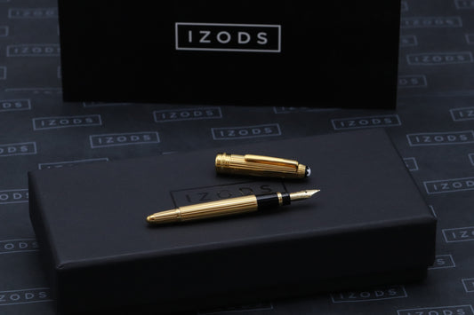Montblanc Meisterstuck 114 Mozart Vermeil Solitaire Fountain Pen