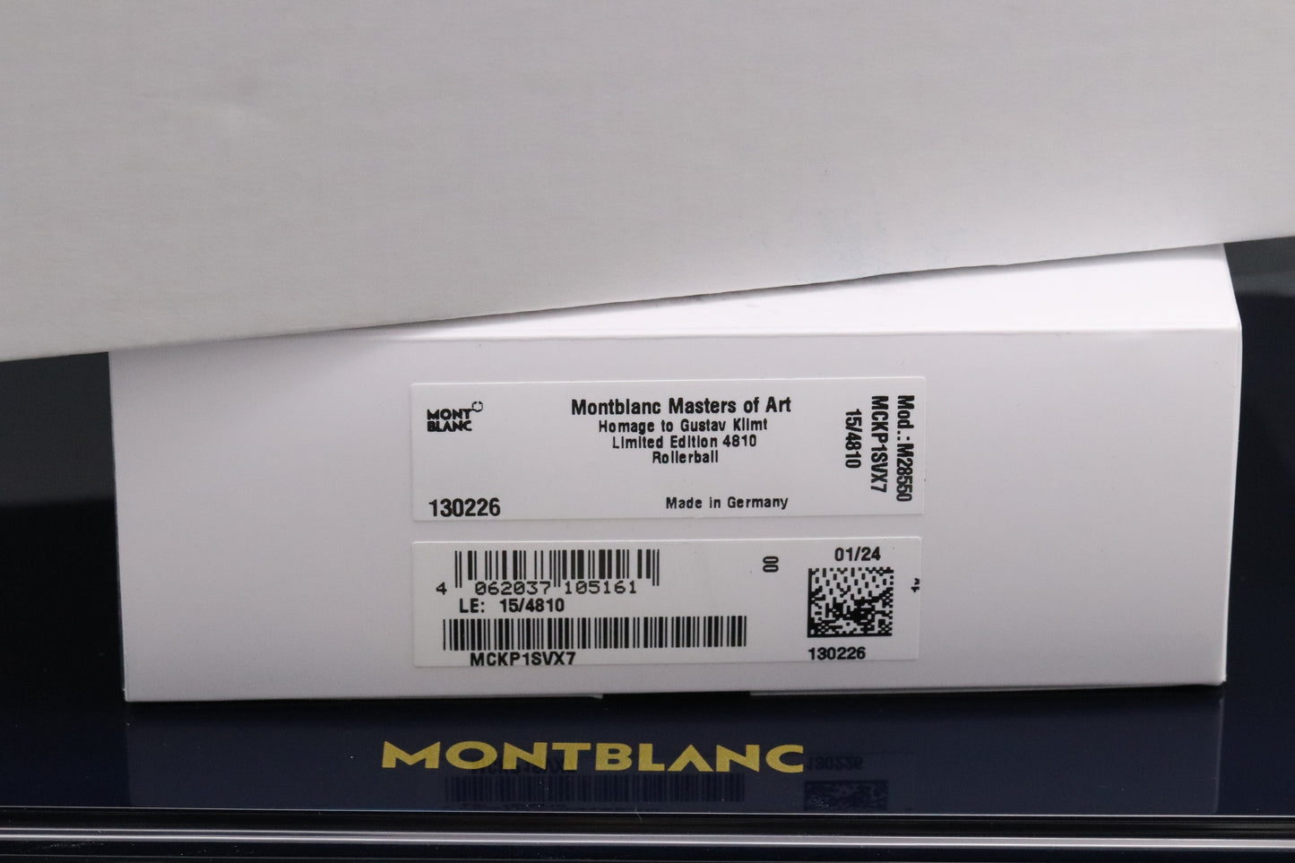 Montblanc Masters of Art 4810 Gustav Klimt Rollerball / Fineliner Pen