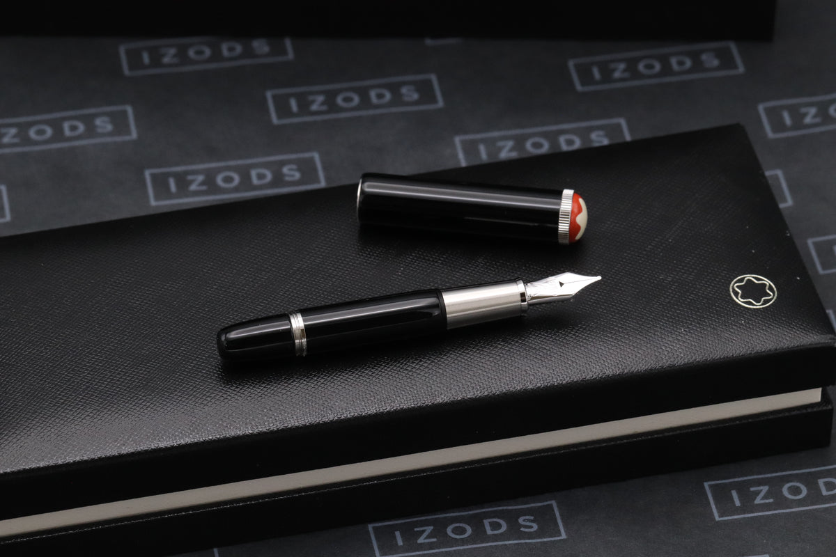 Montblanc Heritage Rouge et Noir Baby Black Resin Fountain Pen - UNUSED