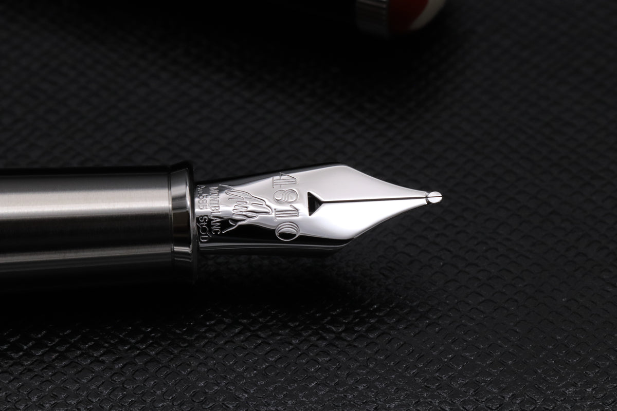Montblanc Heritage Rouge et Noir Baby Black Resin Fountain Pen - UNUSED