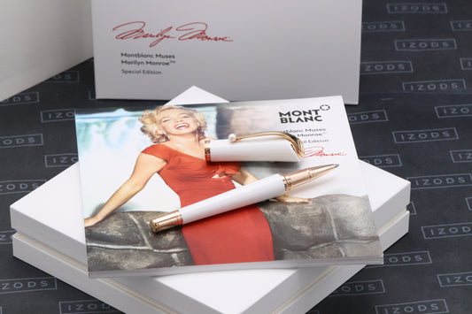 Montblanc Muses Marilyn Monroe Special Edition White Rollerball Pen