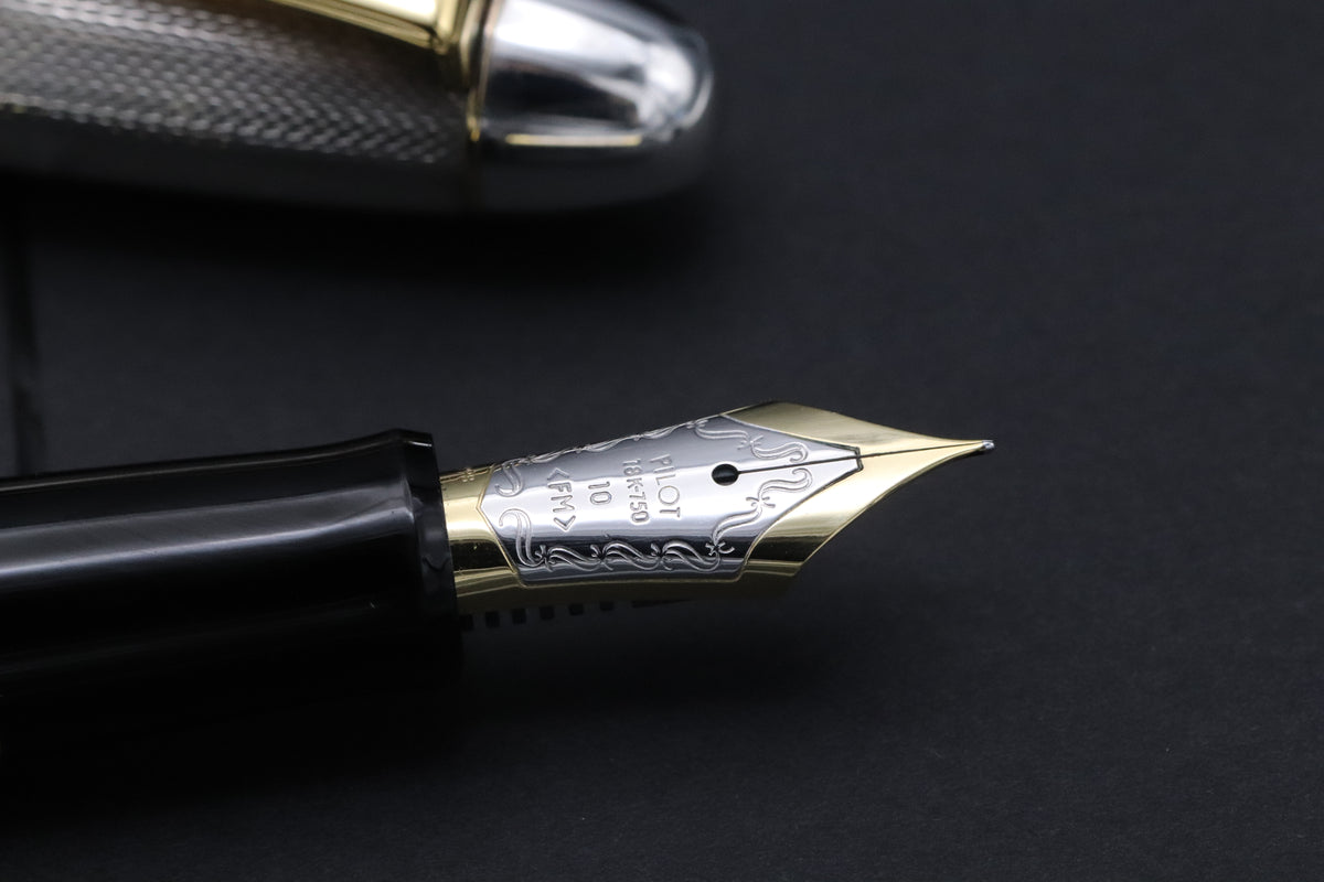 Pilot Custom 745 Sterling Silver Fountain Pen - FM Nib