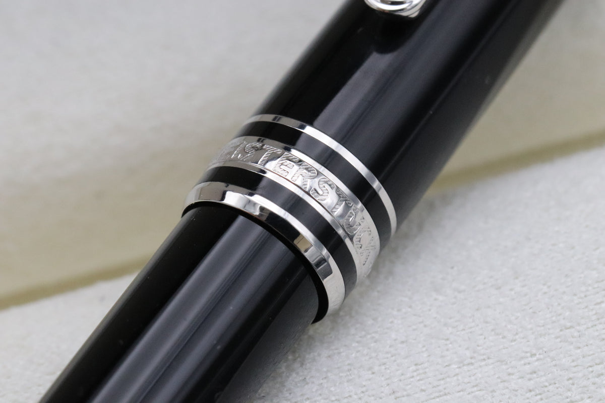 Montblanc Meisterstuck 163 Classique Platinum Coated Rollerball / Fineliner Pen