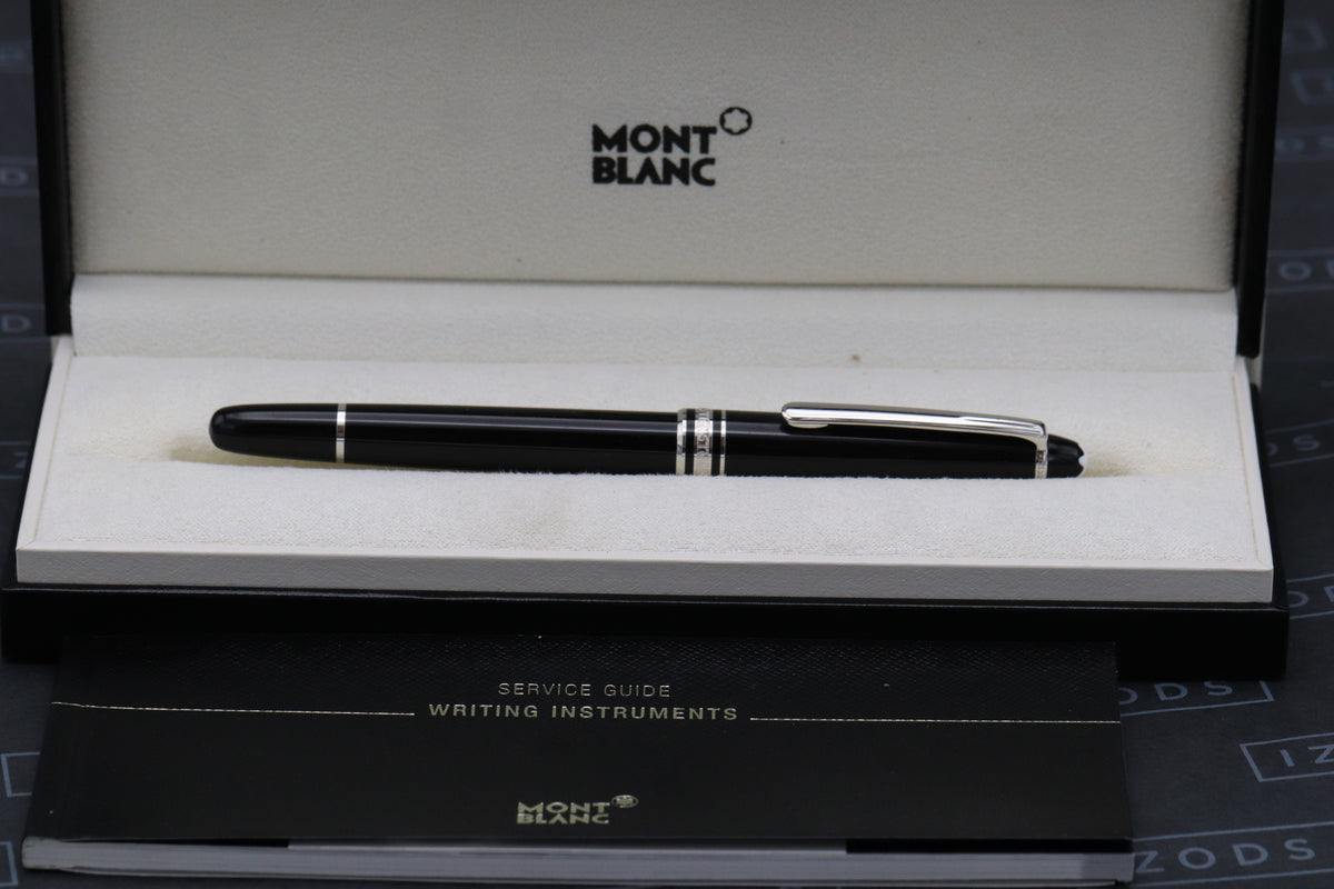 Montblanc Meisterstuck 163 Classique Platinum Coated Rollerball / Fineliner Pen