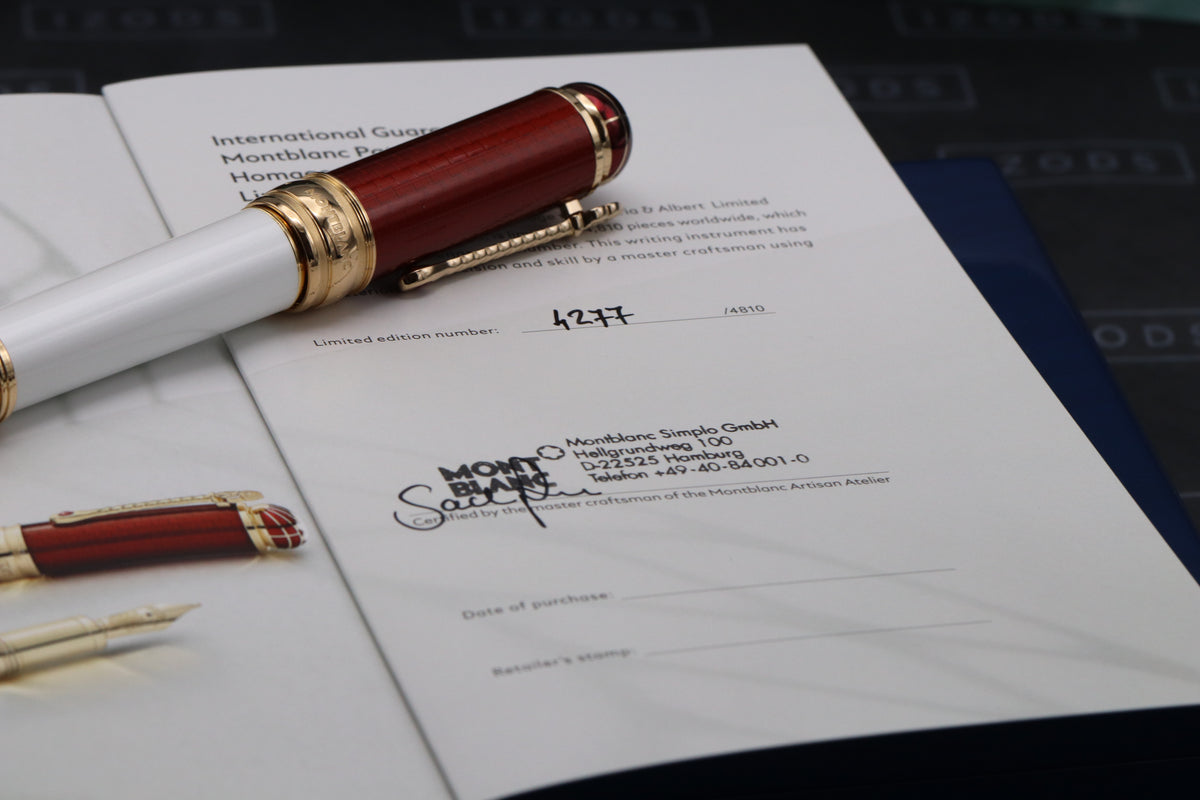 Montblanc Patron of Art Homage to Prince Albert 4810 Fountain Pen – EF Nib