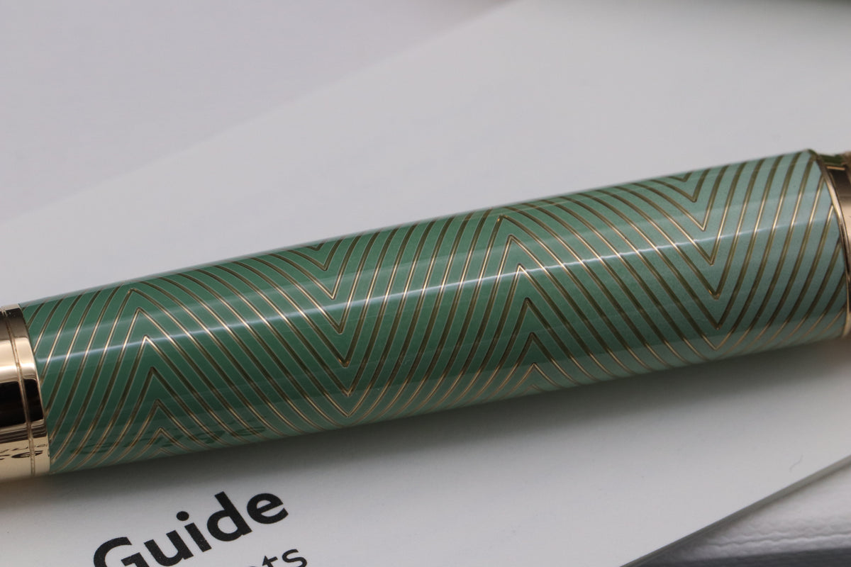 Montblanc LeGrand Celadon Degrade Solitaire Rollerball Pen
