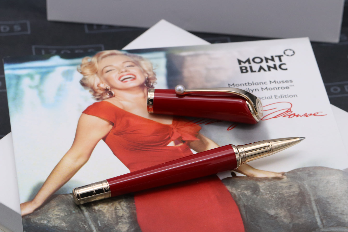 Montblanc Muses Marilyn Monroe Red Special Edition Rollerball Pen