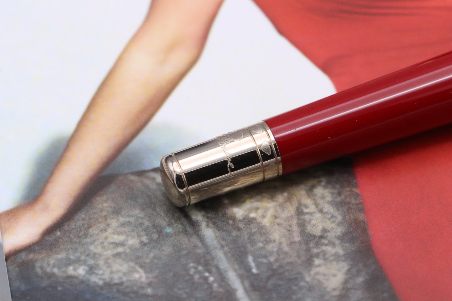 Montblanc Muses Marilyn Monroe Red Special Edition Rollerball Pen