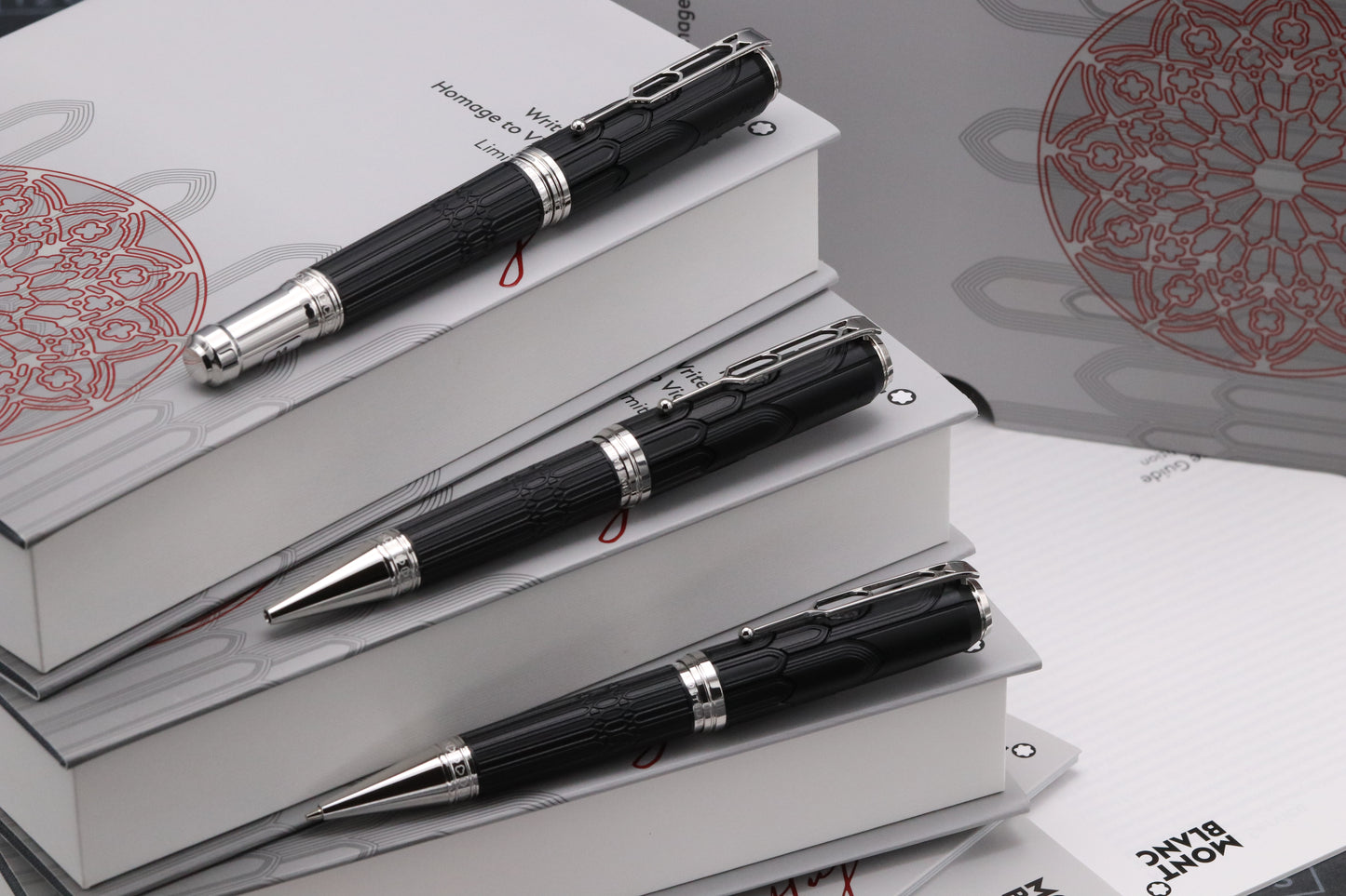 Montblanc Writers Edition Victor Hugo FP, BP, MP Set