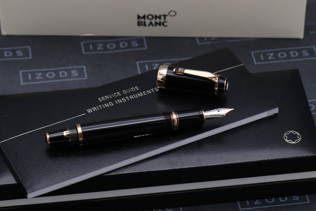 Montblanc Boheme Marron Red Gold Fountain Pen - EF Nib