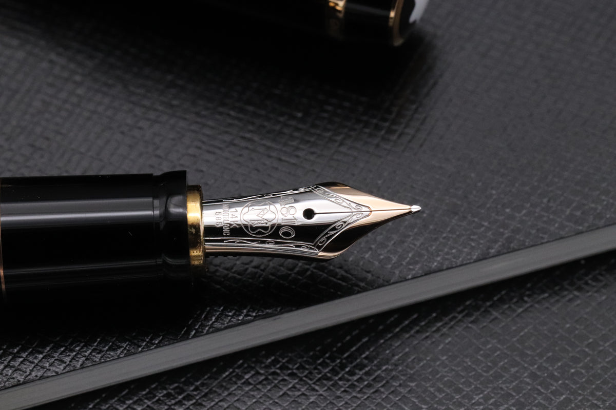 Montblanc Boheme Marron Red Gold Fountain Pen - EF Nib