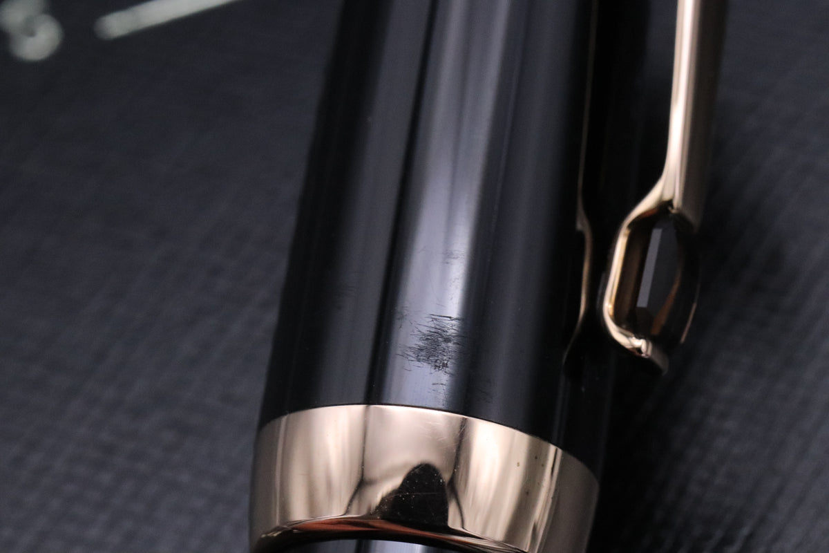 Montblanc Boheme Marron Red Gold Fountain Pen - EF Nib