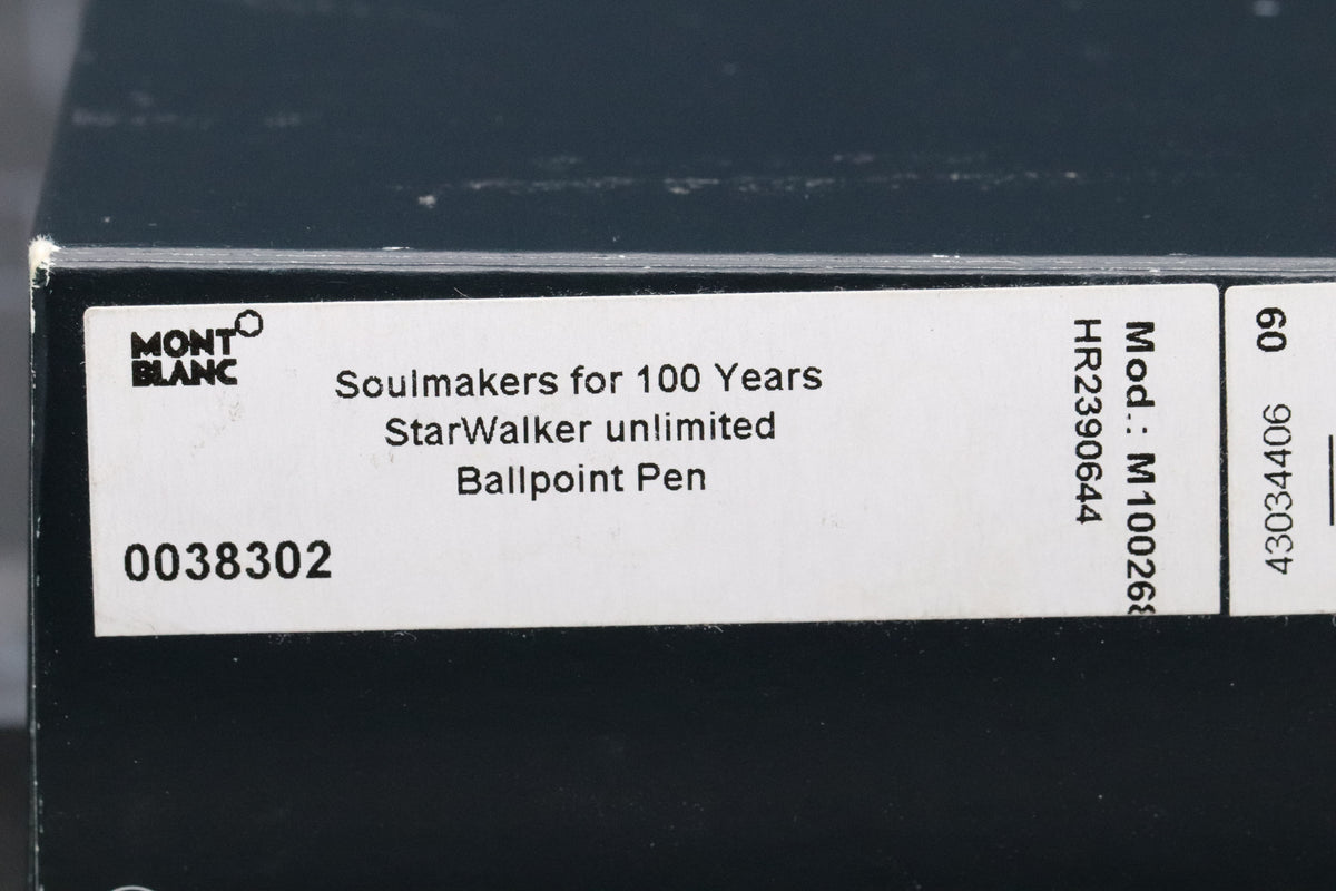 Montblanc Starwalker Soulmakers Special Edition Ballpoint Pen - UNUSED