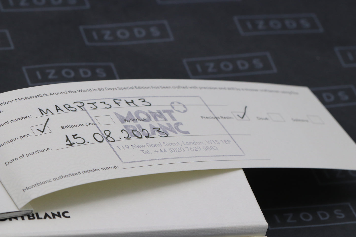 Montblanc Meisterstuck Classique Around The World in 80 Days Fountain Pen