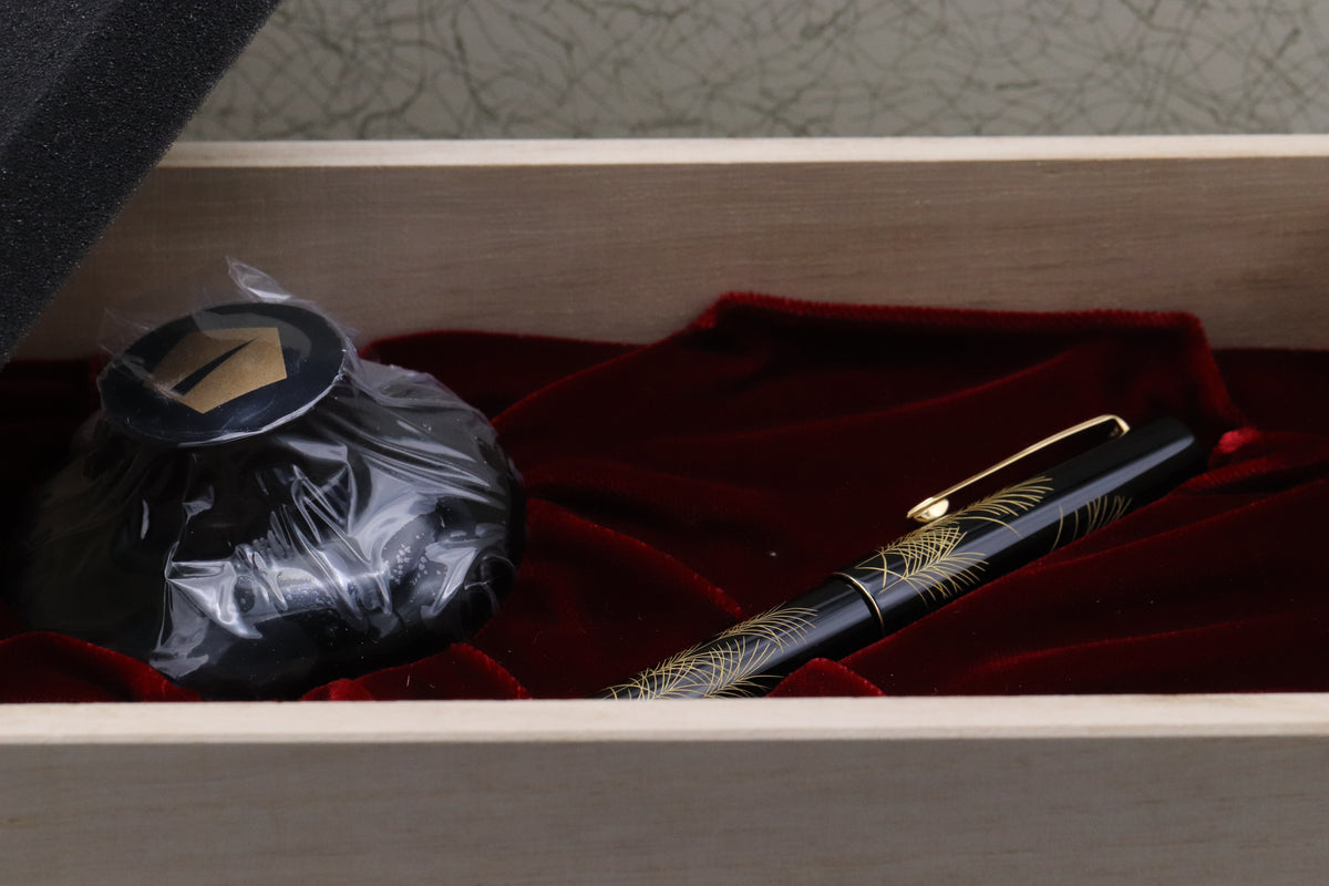 Namiki Chinkin Silver Grass (Susuki) Fountain Pen