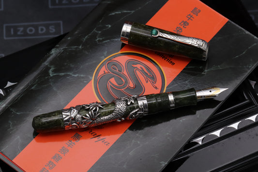 Montegrappa Oriental Zodiac 2001 Snake Silver Limited Edition Fountain Pen