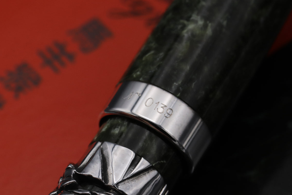 Montegrappa Oriental Zodiac 2001 Snake Silver Limited Edition Fountain Pen