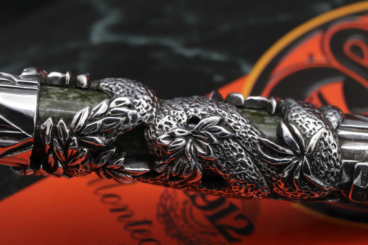 Montegrappa Oriental Zodiac 2001 Snake Silver Limited Edition Fountain Pen