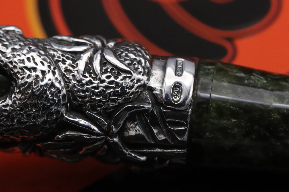 Montegrappa Oriental Zodiac 2001 Snake Silver Limited Edition Fountain Pen