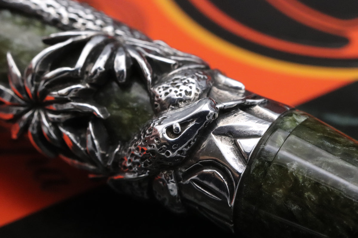 Montegrappa Oriental Zodiac 2001 Snake Silver Limited Edition Fountain Pen