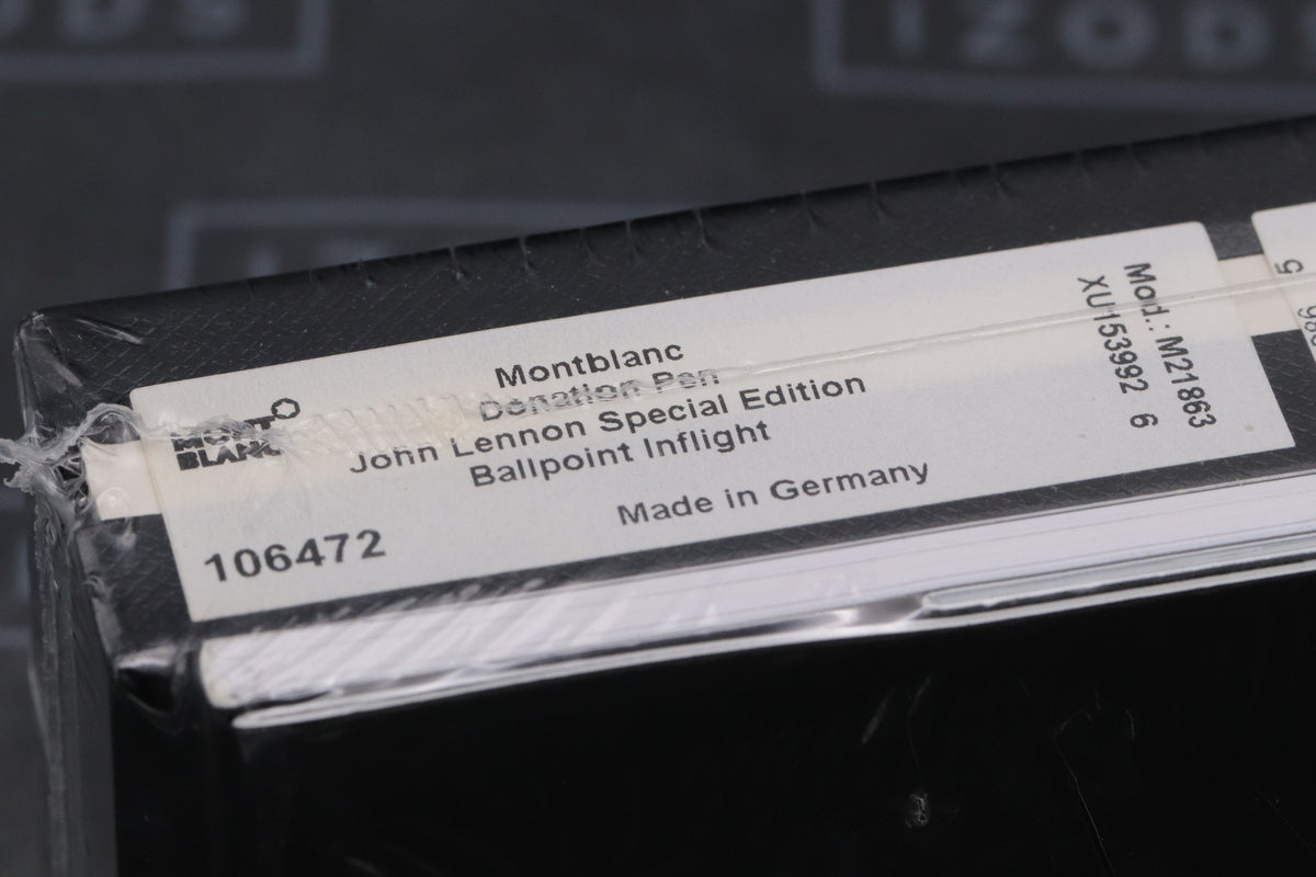 Montblanc Donation Series John Lennon Special Edition Ballpoint Pen -SEALED