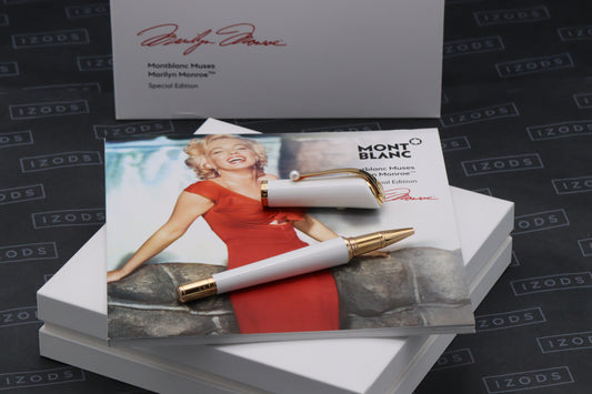 Montblanc Muses Marilyn Monroe Special Edition White Rollerball Pen