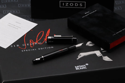 Montblanc Donation Series Georg Solti Special Edition Fountain Pen - NEVER INKED